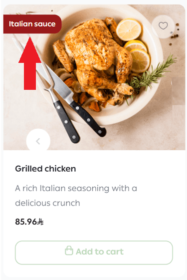 Adding food & beverage products