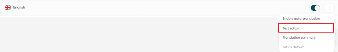 Manually translating your store using the text editor