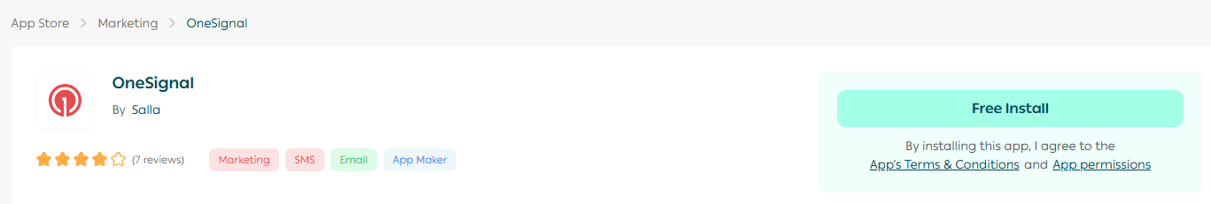 Connecting OneSignal for push notifications