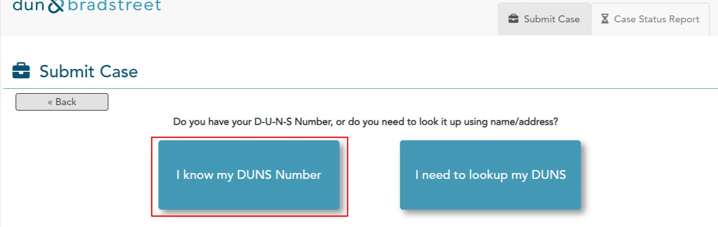 Global company identifier (D-U-N-S Number)