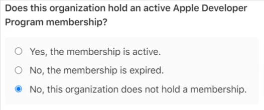 How to convert an Apple Developer Account from individual to company