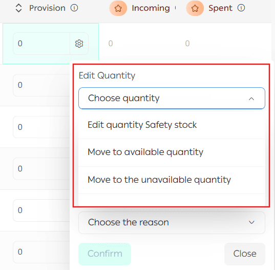 Inventory management and stocktaking