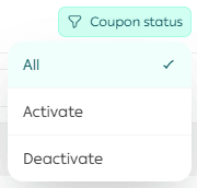 Managing discount coupons
