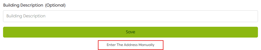 Customer location selection on the checkout page