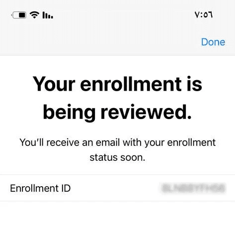 Creating an Apple Developer Account via the mobile app