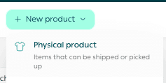 Add a physical product | Ready product