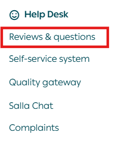 Questions & reviews management
