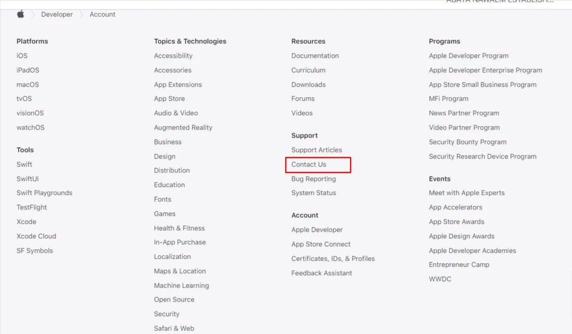 Requesting support from Apple via phone