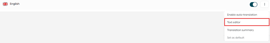 Manually translating your store using the text editor