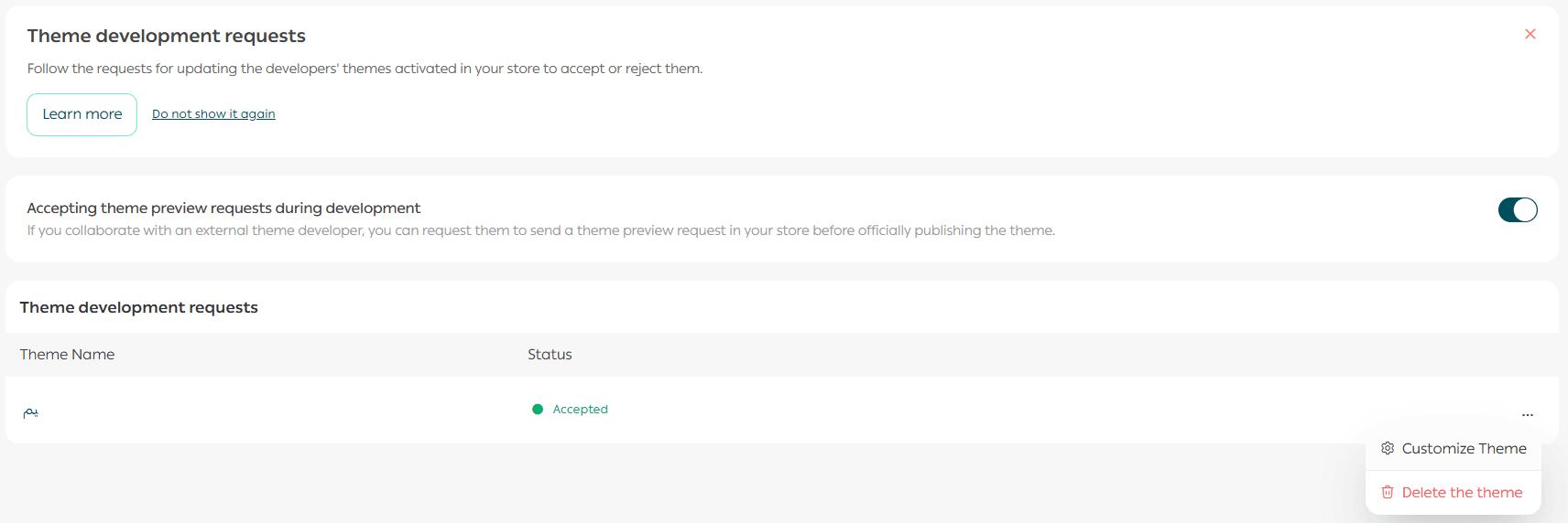 Theme store FAQs