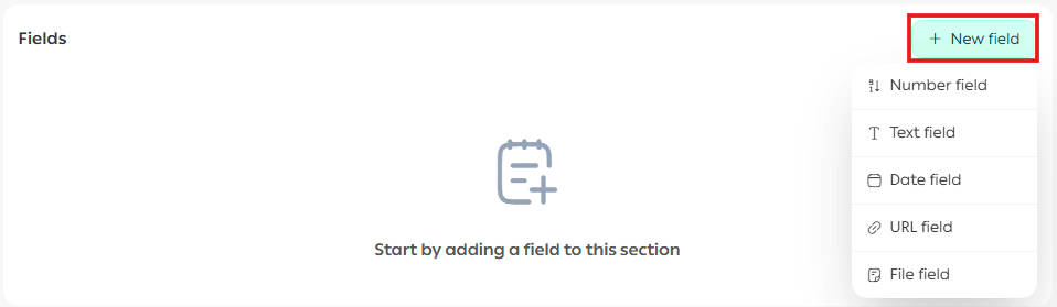 Customizing customer fields
