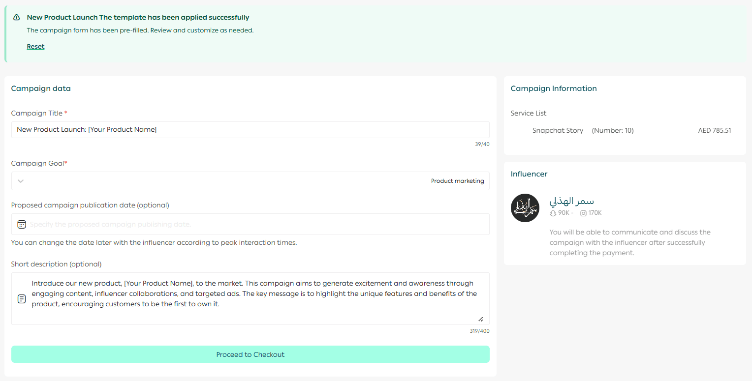 Managing influencer marketing