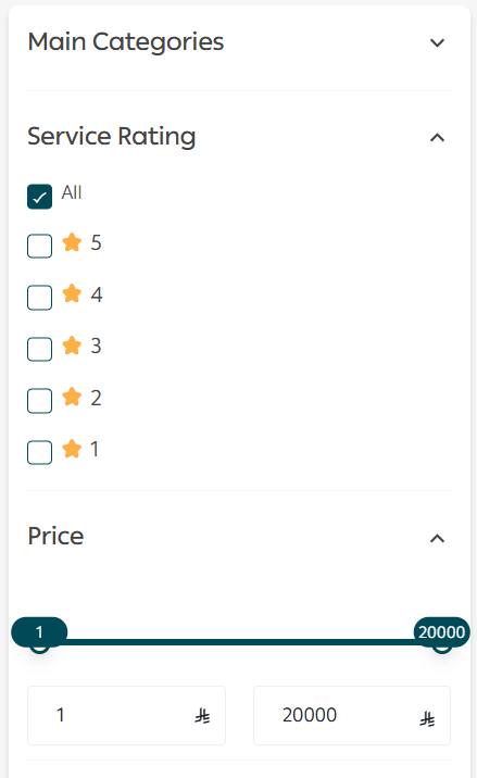 Requesting & managing services
