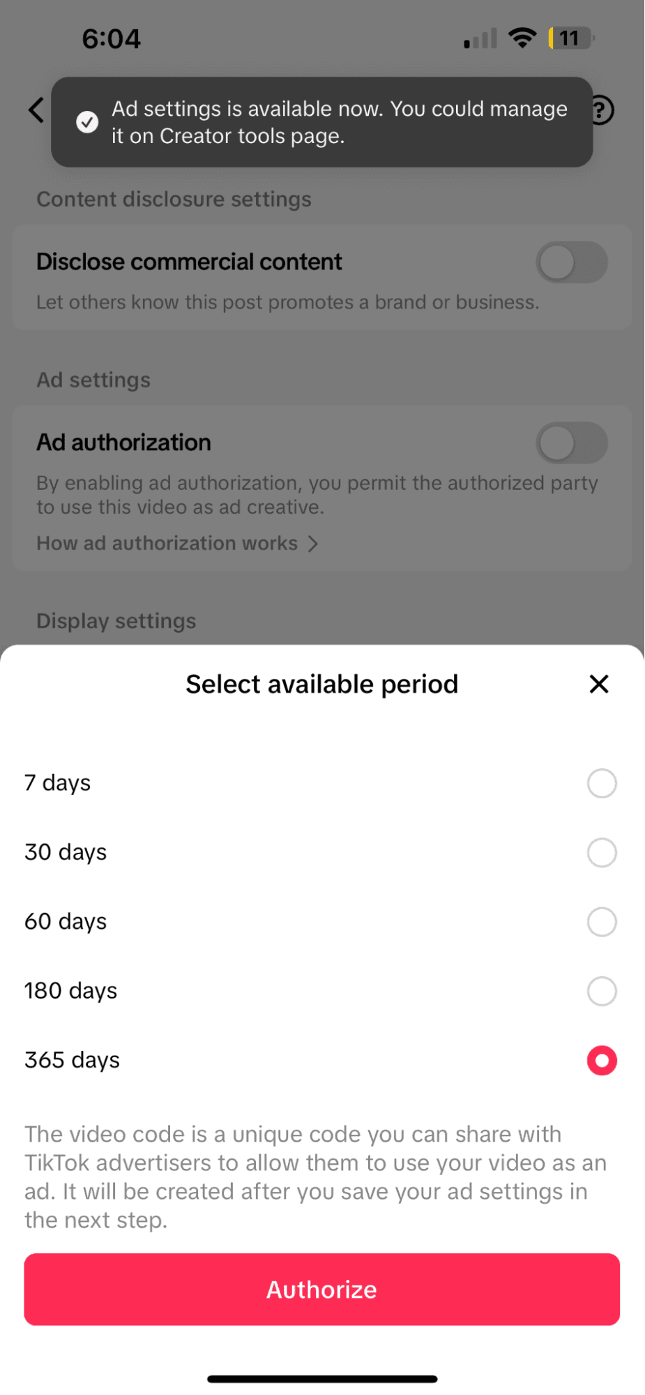 Creating a TikTok advertising campaign