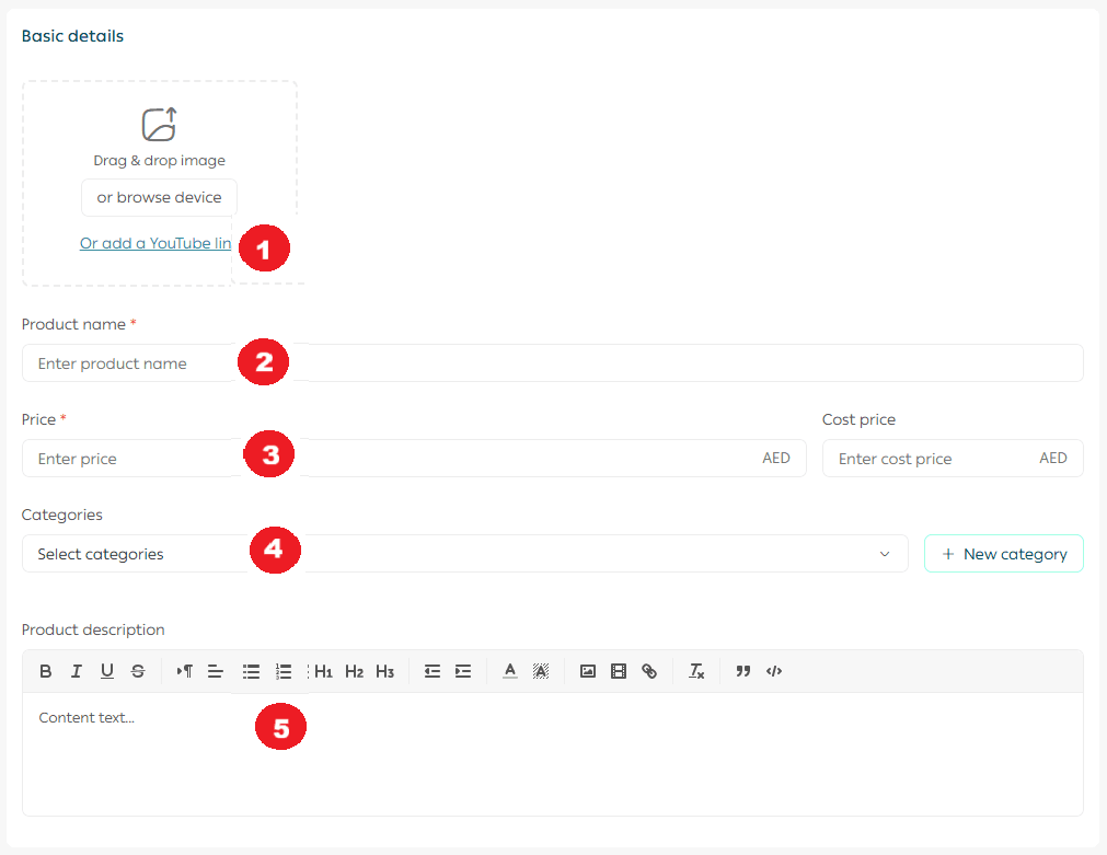 Adding a booking product