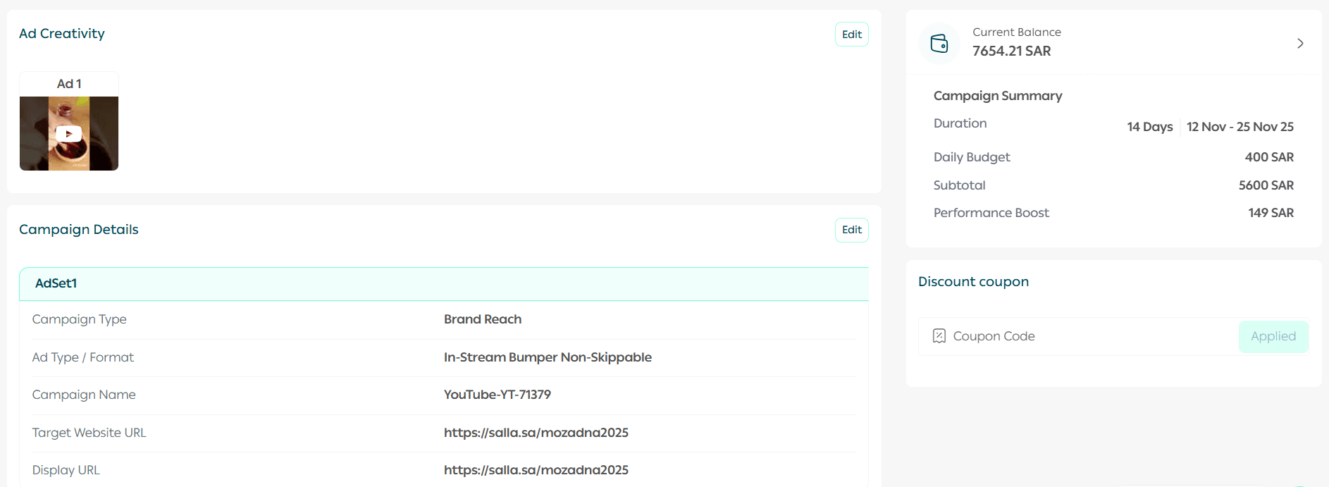 Creating a YouTube advertising campaign