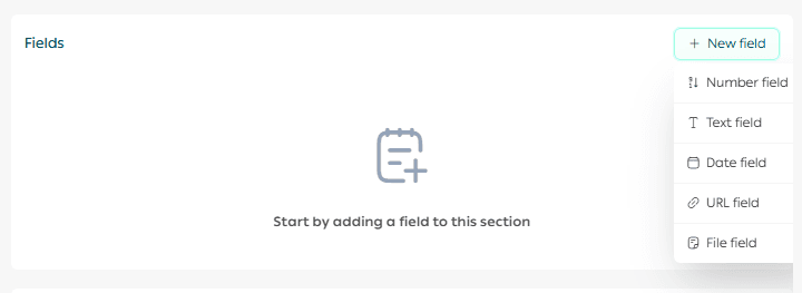 Managing custom product fields