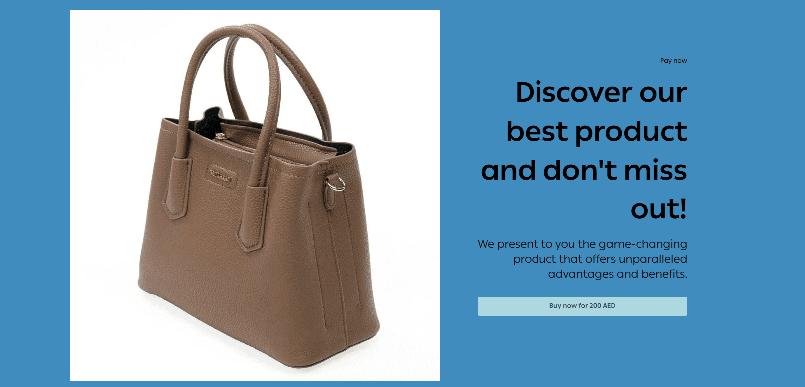 Managing product landing pages