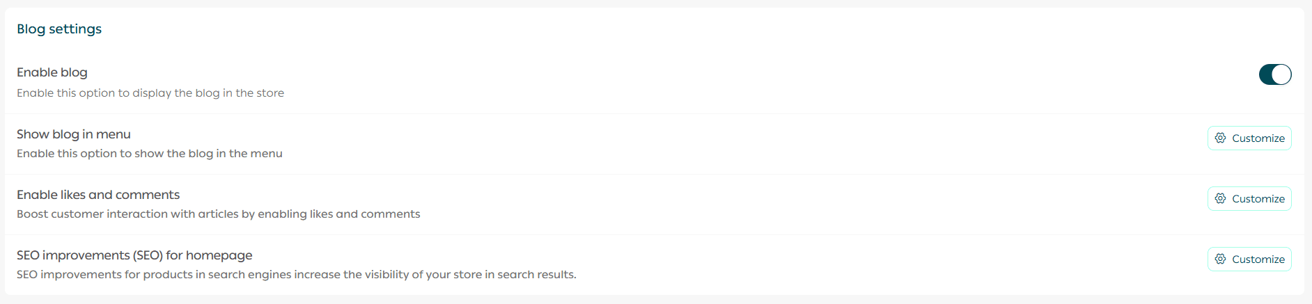 Managing your store blog on Salla