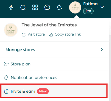 Salla referral program: Share your code and earn points to renew your plan for free