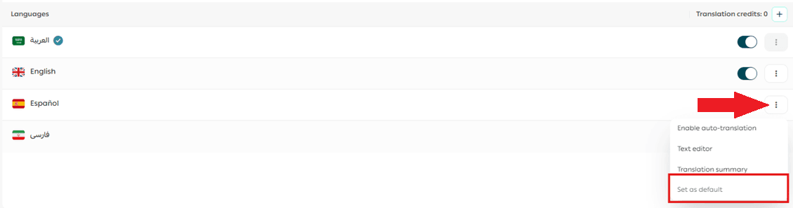 Enable multiple languages in your store