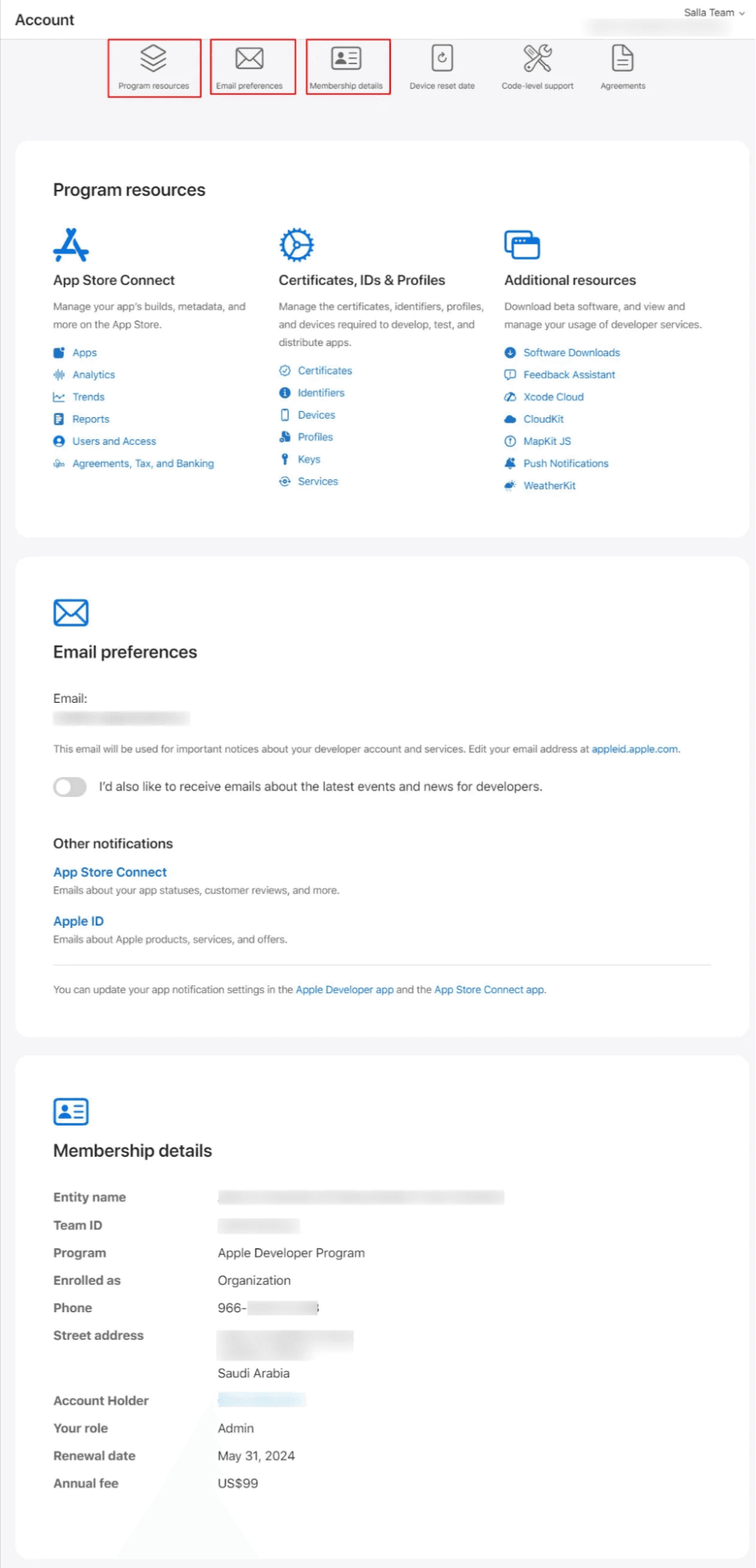 Creating an Apple Developer Account – Company/Organization