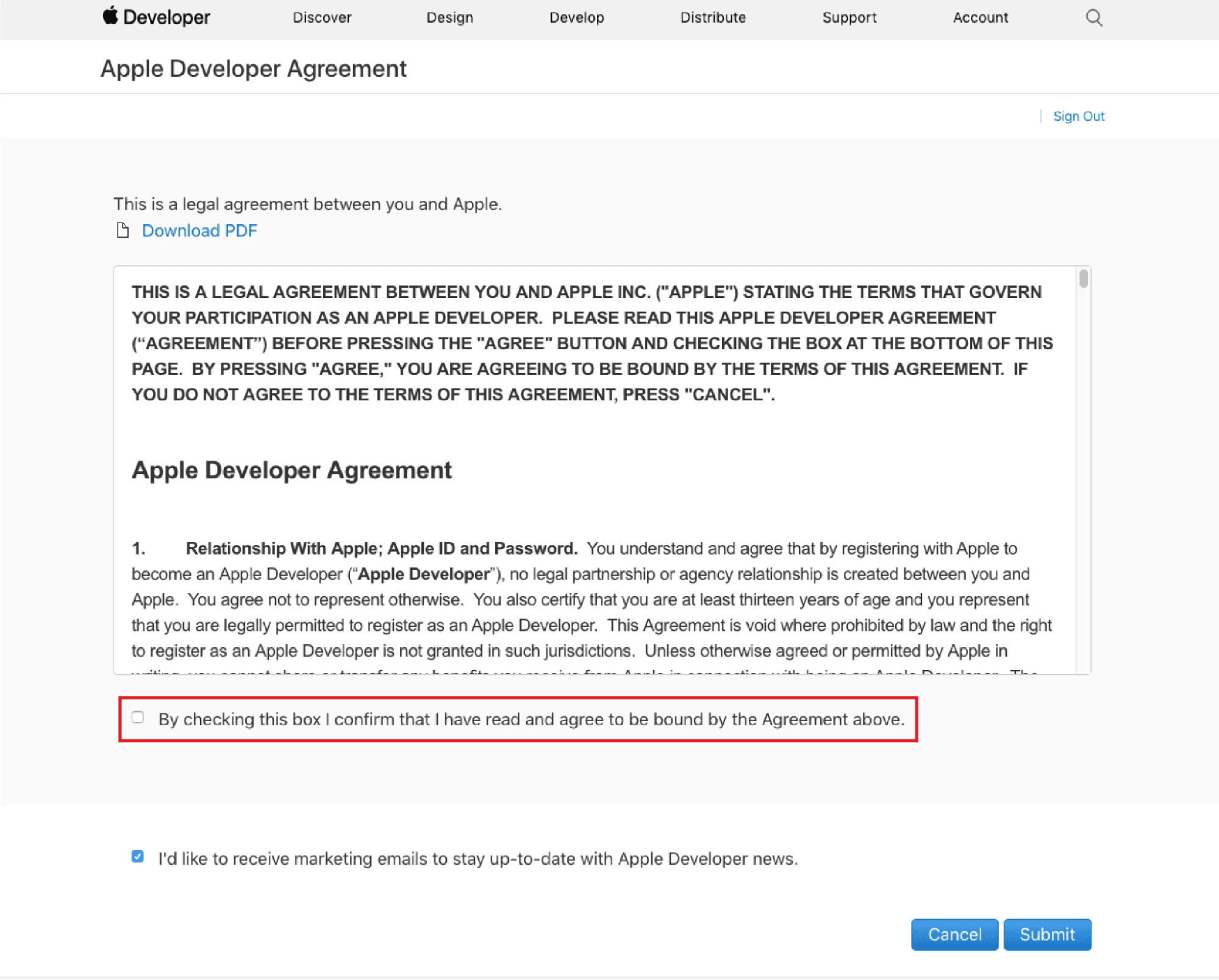 Creating an Apple Developer Account – Company/Organization