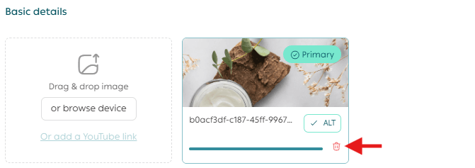 Add product images and videos