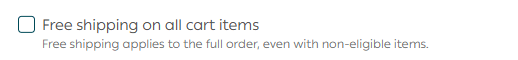 Setting up free shipping in your store