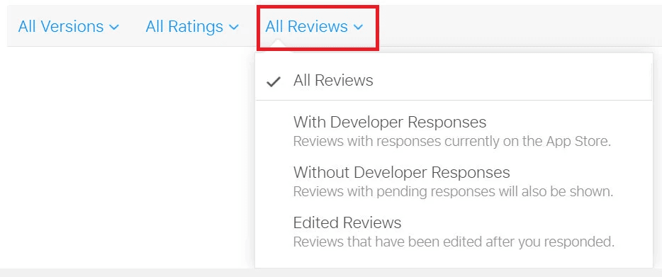 My Apps: Core app management page