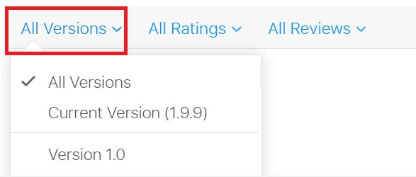 My Apps: Core app management page
