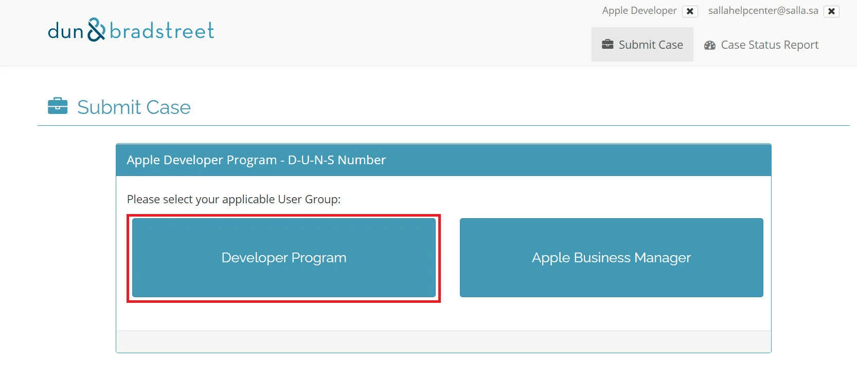 Global company identifier (D-U-N-S Number)