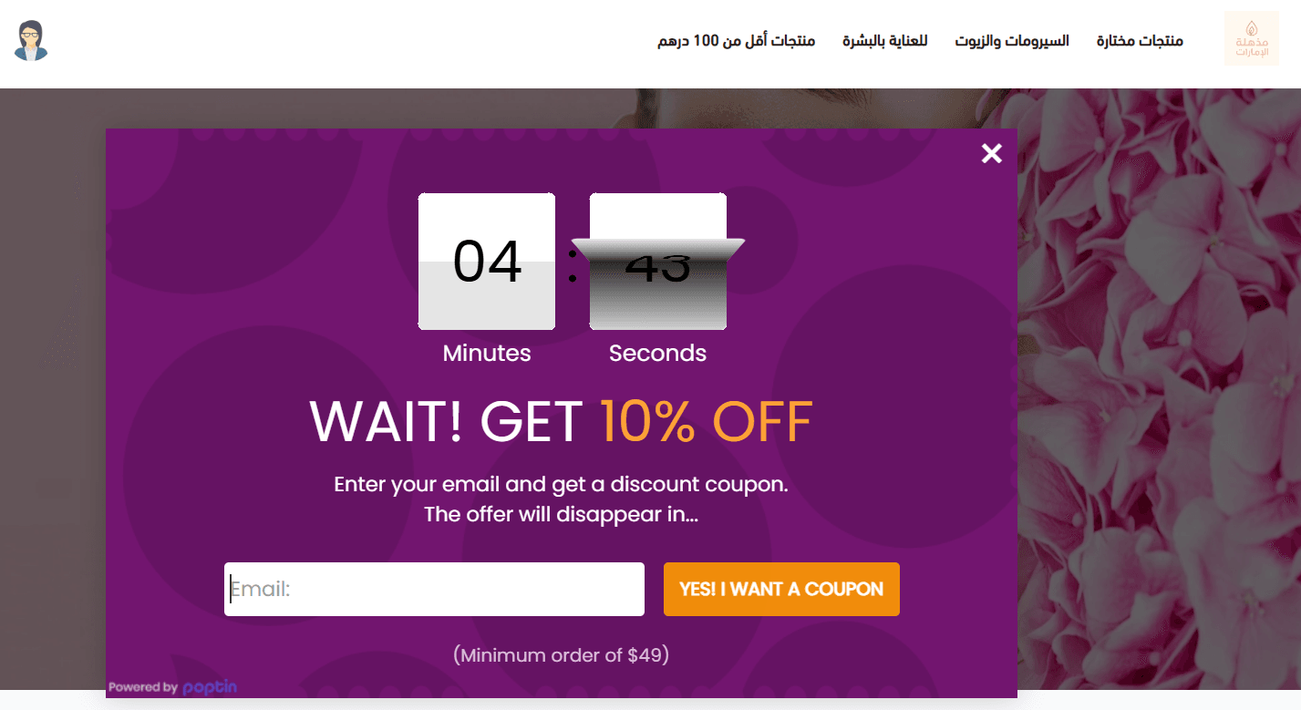 Integrating Poptin for pop-up campaigns