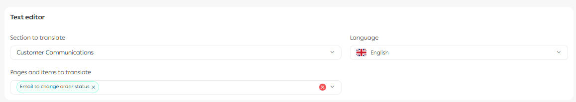 Manually translating your store using the text editor