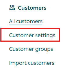 Customer location selection on the checkout page