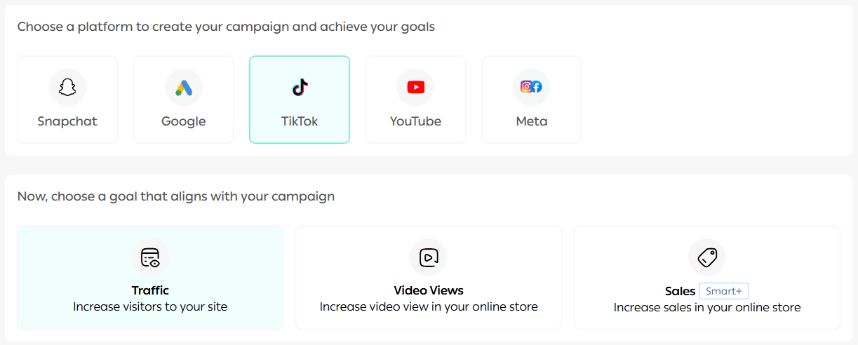 Creating a TikTok advertising campaign