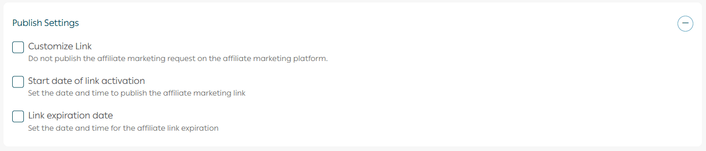 Affiliate marketing & marketing links