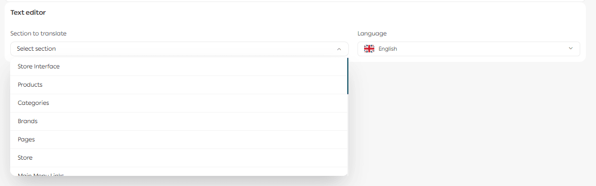 Manually translating your store using the text editor
