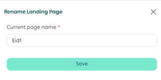 Managing product landing pages