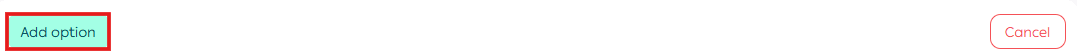 Set up cart order options
