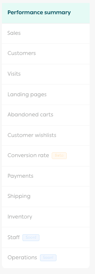 Store performance page: Your gateway to growth