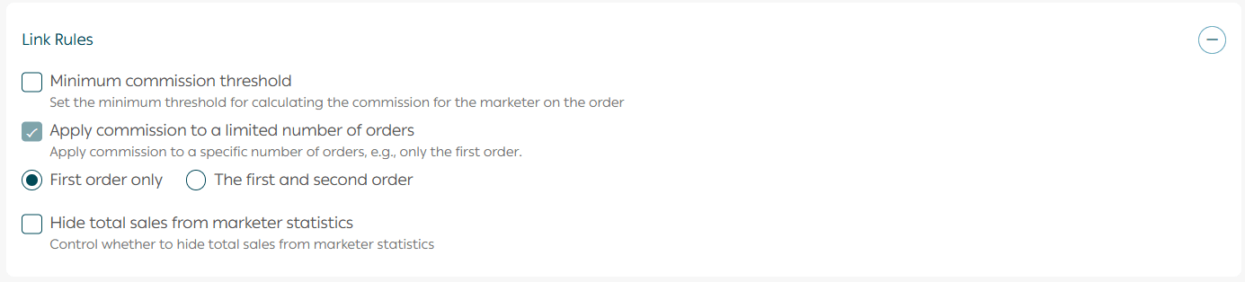 Affiliate marketing & marketing links