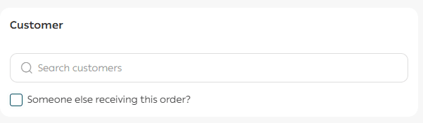 Create a New Order Manually