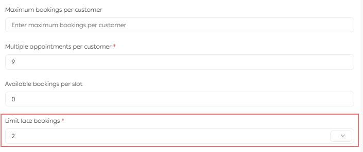 Adding a booking product