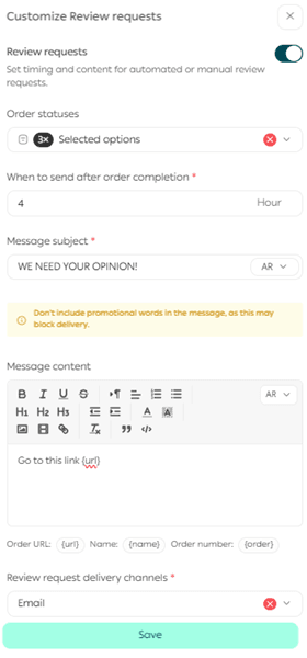 Manually translating your store using the text editor