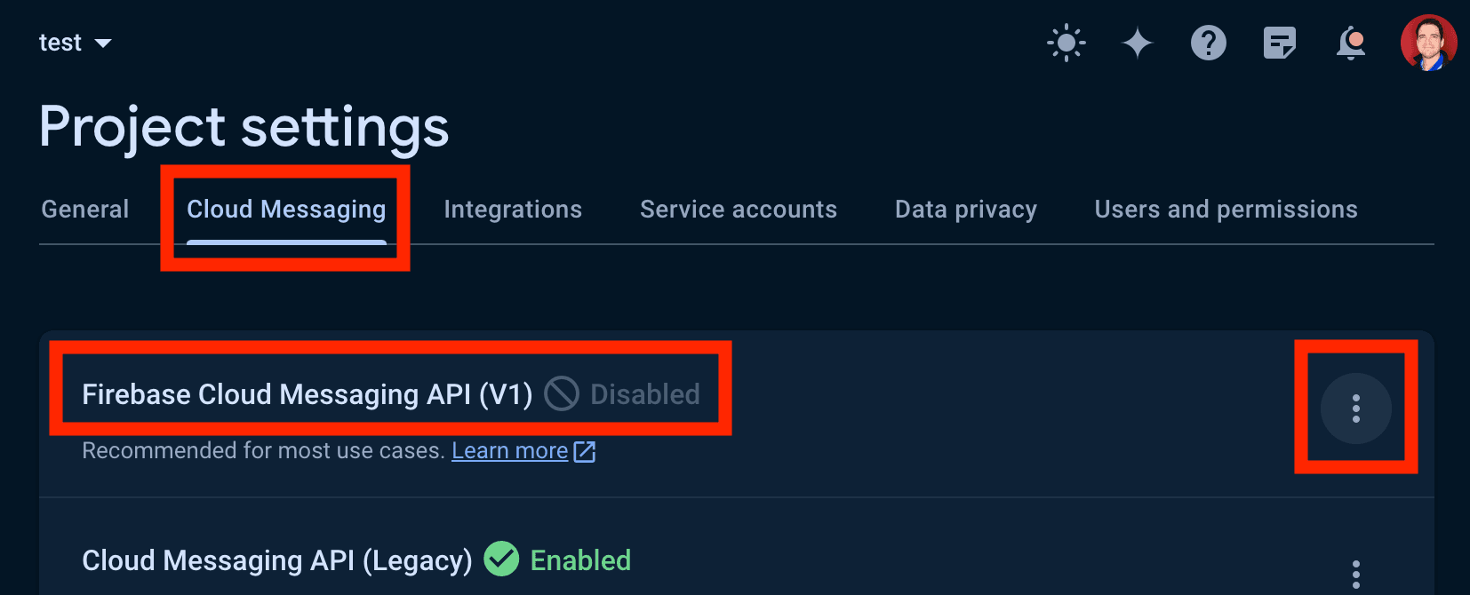 Connecting OneSignal for push notifications