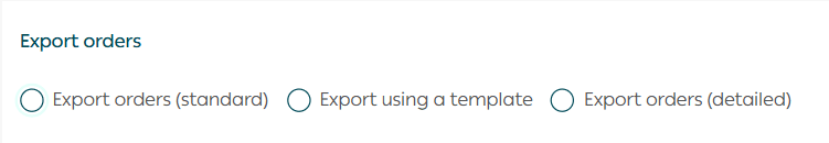 Managing the Orders Page