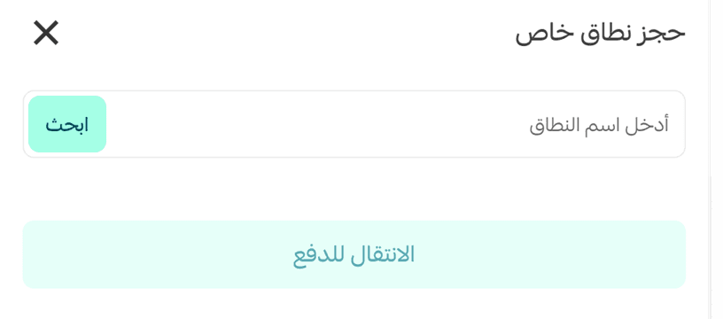 Registering a custom domain from Salla