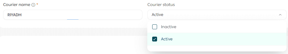Managing private couriers and shipping companies