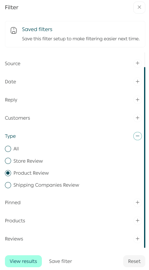 Questions & reviews management